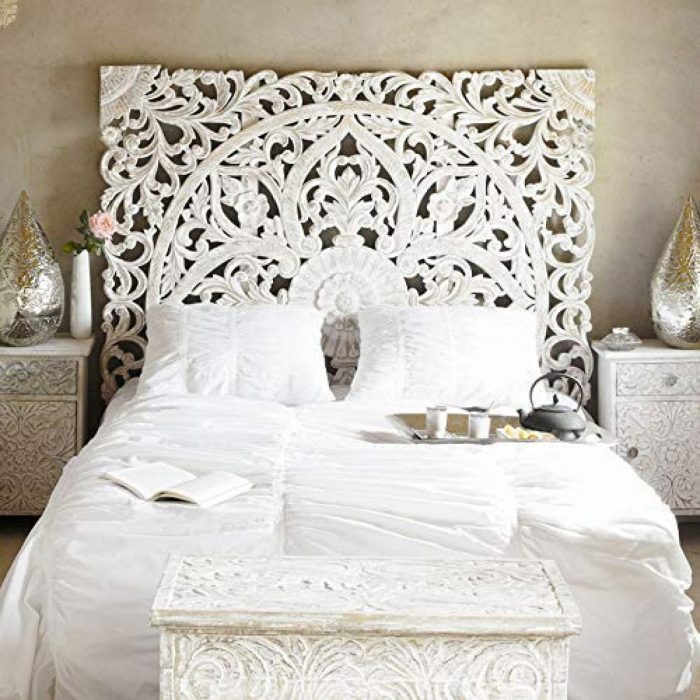 Diy boho headboard bohemian items indoors chic markmontanoblogs headboards outdoors via choose board shelterness decor