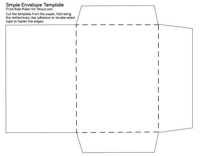 Diy envelope template