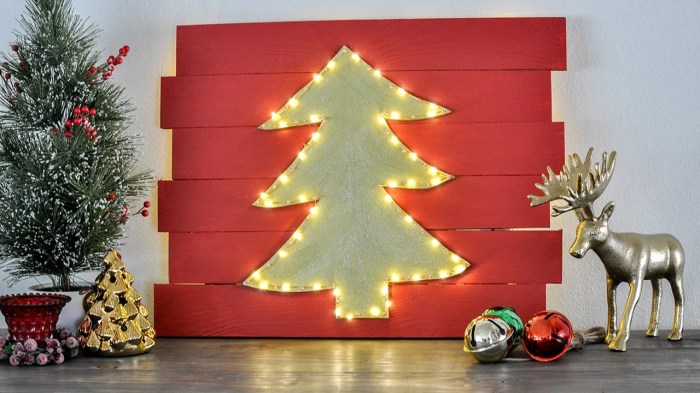 Diy christmas wall decor