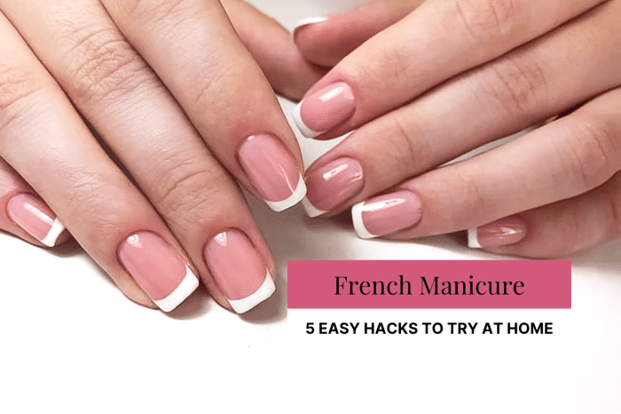 Diy french manicure hacks