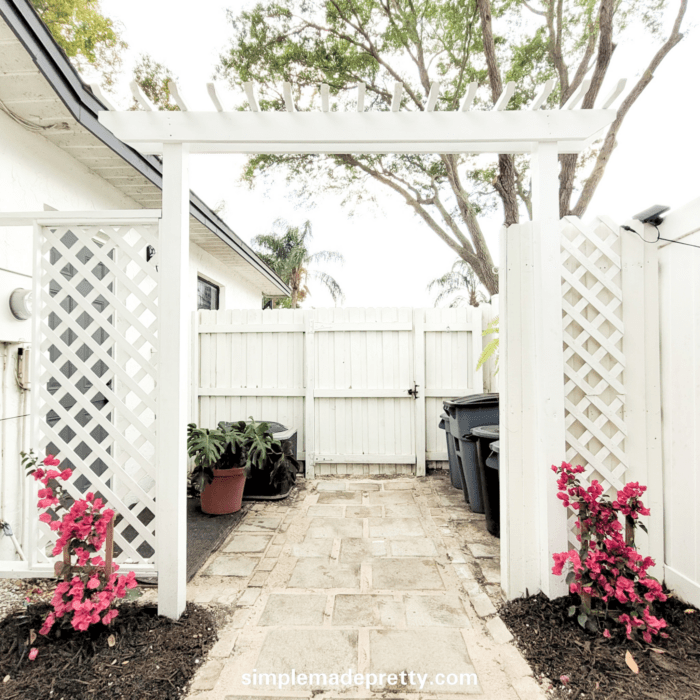 Diy garden arbor