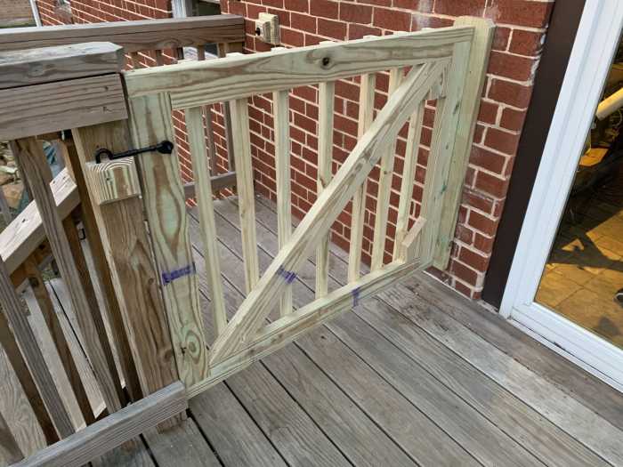 Gate deck ideas sliding porch gates diy designs backyard wood railings plans front pet building patio wooden decks pool small