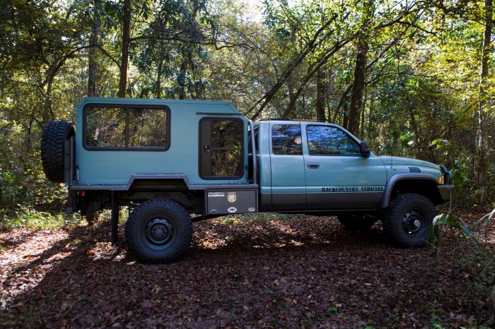 Diy flatbed truck camper