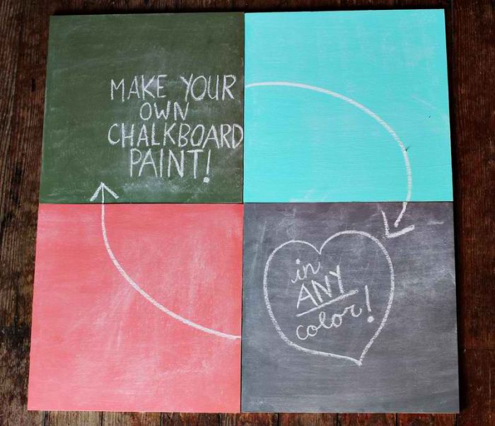 Diy chalkboard paint