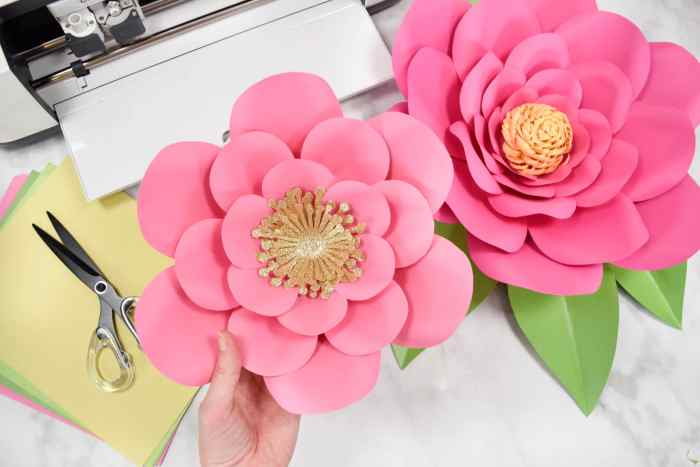 Diy large paper flowers