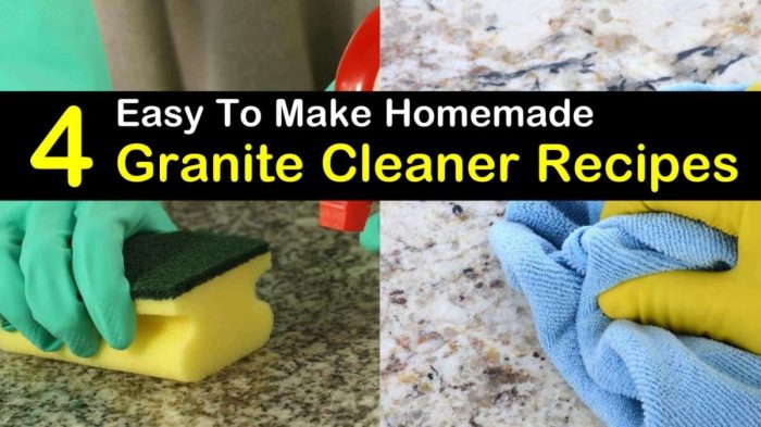 Diy cleaner for granite